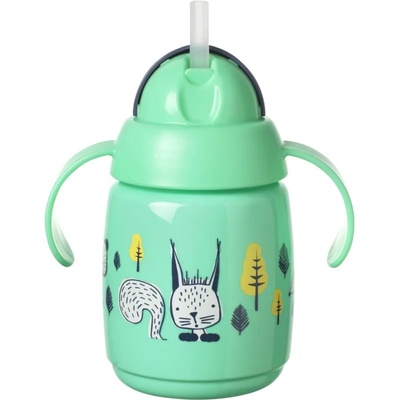 Tommee Tippee Superstar Straw Cup Yellow чаша със сламка за деца 6 m+ 300ml