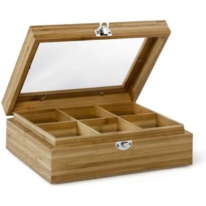 Bredemaijer Group Bredemeijer Бамбукова кутия за чай с 6 отделения (br-006bn)