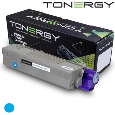 Compatible Съвместима тонер касета Tonergy с OKI 44315303 Cyan, 6k (TONERGY-OKI-C610-C)