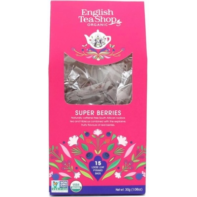 English Tea Shop Super ovocný čaj 15 pyramidek sypaného čaje