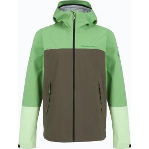 Peak Performance Мъжко дъждобранно яке Peak Performance Trail Hipe Shell с мента/борова игличка/зелено