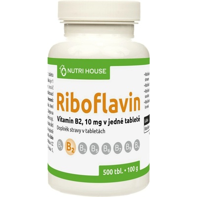 Nutrihouse Vitamin B2 Riboflavin 500 tablet