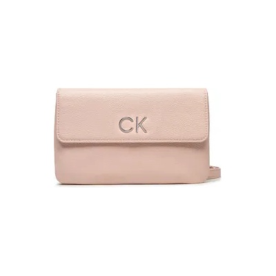 Calvin Klein Дамска чанта Re-Lock Dbl Crossbody Bag Pbl K60K609140 Розов (Re-Lock Dbl Crossbody Bag Pbl K60K609140)