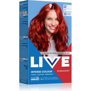 Schwarzkopf LIVE Intense Colour перманентната боя за коса цвят 035 Real Red