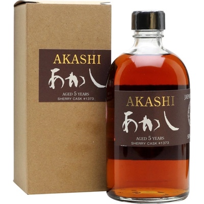 Akashi 5y Sherry Cask 50% 0,5 l (kartón)