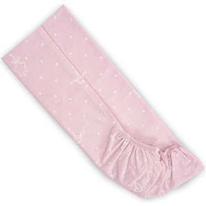 Lorelli Чаршаф с ластик за мини кошара Lorelli - Ballerina Bear, 98 x 65 cm, розов (20051375902) - baby