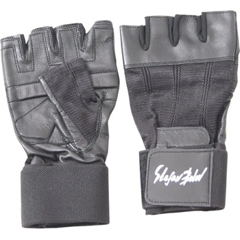 Stefan Botev Men Fitness Gloves with WristWraps - Black XL