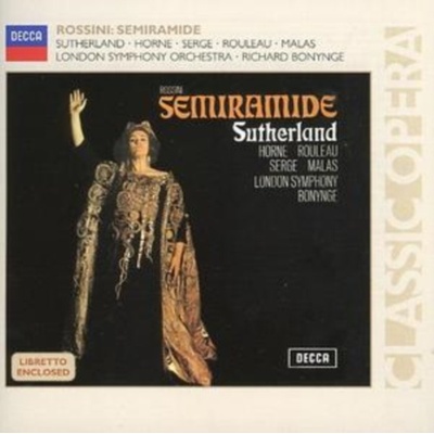 SEMIRAMIDE - SUTHERLAND/BONYNGE/AJ.