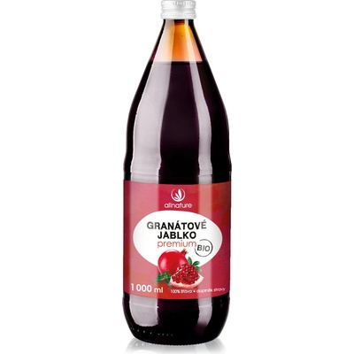 Allnature Šťáva z granátového jablka Premium BIO 1 l