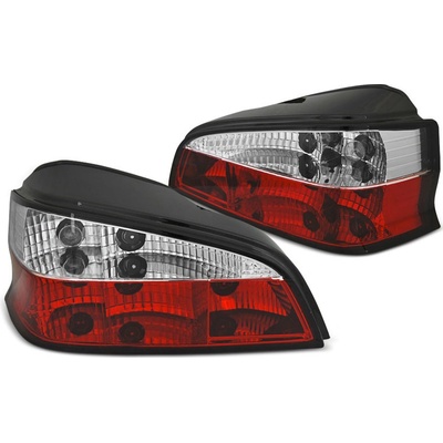 TUNING-TEC, Zadní světla čirá, Peugeot 106, 1996-2003, Red-White