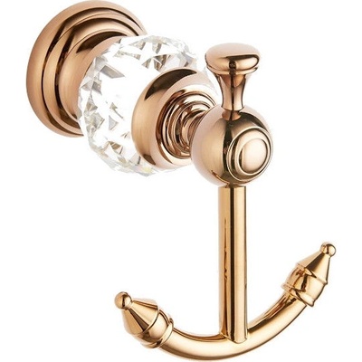 Mexen Estela двоен закачалка за кърпи, розово злато - 7011535-60 (7011535-60)