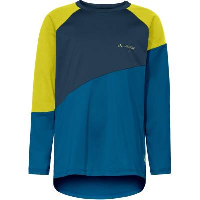 Vaude Детска спортна тениска Vaude Kid's Moab L/S Sport shirt - Shore Blue - размер 110/116 (EU) (704-3284-1011)