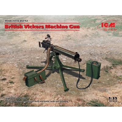 ICM British Vickers Machine Gun 35712 1:35