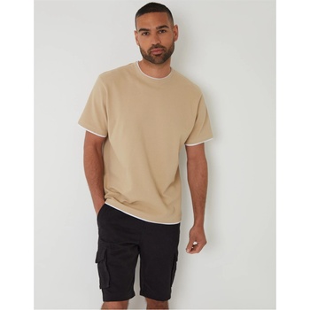 Threadbare Тениска Threadbare Men's Regular Fit T-Shirt - Dk Stone