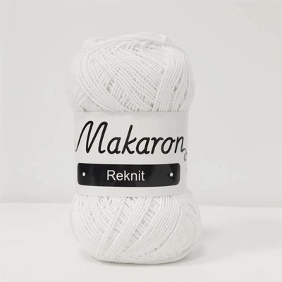 Makaron Reknit bílá 2mm