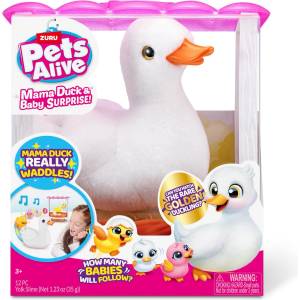 ZURU Интерактивна играчка Zuru Pets Alive - Мама патица с малки патенца (473096) - ozone