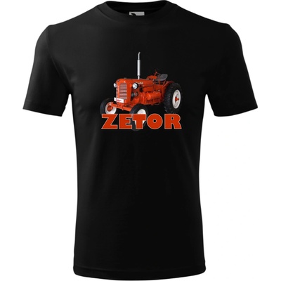 Tričko Zetor 25A čierna