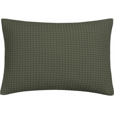 Vandyck Luxusná obliečka na vankúš Home Piqué waffle Earth green 40x55