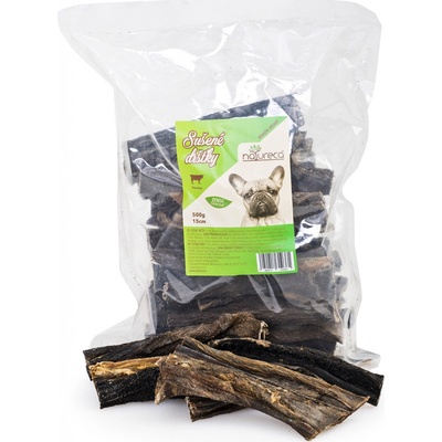 Natureca Hovězí dršťky sušené 15 cm 500 g
