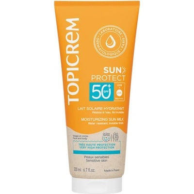 Topicrem Фотозащитно мляко за лице и тяло, SPF50+, 200 ml