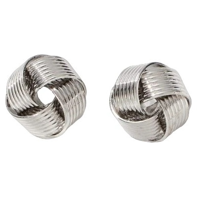 Izmael náušnice Twist Round stříbrná KP28217