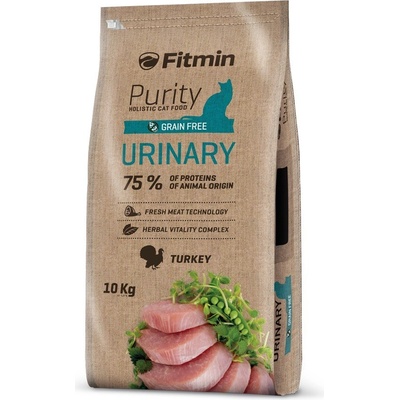 Fitmin Purity Urinary kompletní krmivo pro kočky 10 kg