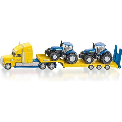 SIKU Ťahač s traktormi New Holland 1:87