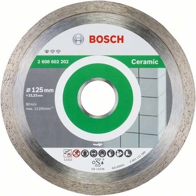 BOSCH Standard for Ceramic 125 × 22,23 × 1,6 × 7 mm