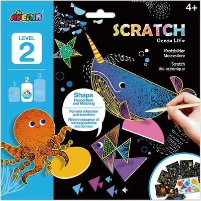 Avenir Škrabací obrázky Level 3 Dinosauři