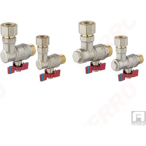  Комплект ъглови кранове за двуконтурен котел Ferro (ZK2F1520)