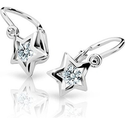 Cutie Jewellery dětské náušnice z bílého zlata C1942-10-X-2 bílá