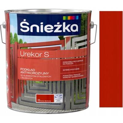 Śnieżka UREKOR S Antikorozní základní nátěr na kov 5l Červený oxidový U01