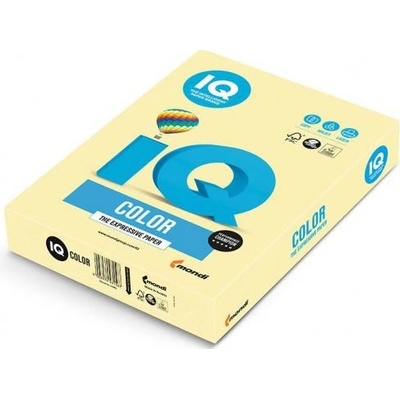 farebný papier IQ color žltá pastelová YE23 A4 80g Mondi