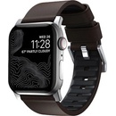 Nomad Active Strap Pro řemínek pro Apple Watch 44 42 mm hnědo-stříbrná NM1A4mSNW0
