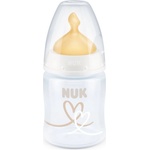 Nuk Шише Nuk First Choice - Temperature control, с каучуков биберон, 150 ml, Бяло (10743876-Бял)