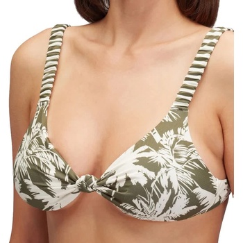 SUNDEK Scarlett bralette tropic savana print bikini top - Green (Curuba)