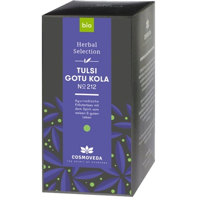 Cosmoveda Bio čaj Tulsi Gotu Kola 25 sáčků