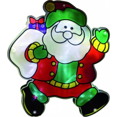 LED dekorácia do okna Mikuláš 19cm 4,5V