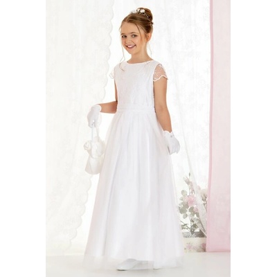 Fashionkids dievčenské šaty Angie M/416 biela