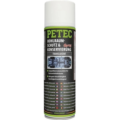 PETEC 73550 Parafínový vosk pre ochranu karosérií 500 ml