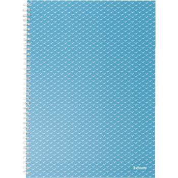 Esselte Тетрадка Esselte Office Colour'Breeze, Картон, Рециклируема, A4, 80 листа, Спирала, Математика, Син (628476) (628476)