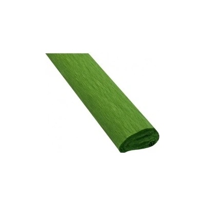 JUNIOR Papier krepový - olivový 25
