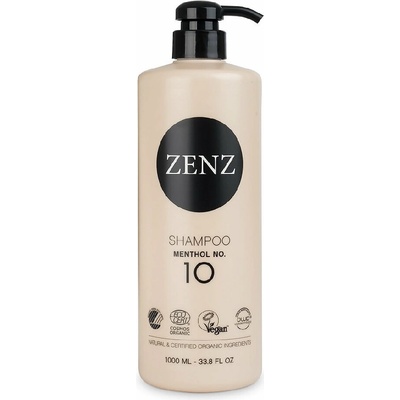 ZENZ Organic Menthol No. 10 šampón pre mastné vlasy a vlasovú pokožku 1000 ml