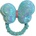 HARAHU Гумичка за коса sh-38255 - Синя kp38255