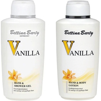Bettina Barty Vanilla Комплект - Лосион и Гел за вана и душ, 2 x 500 ml