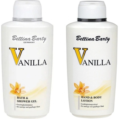 Bettina Barty Vanilla Комплект - Лосион и Гел за вана и душ, 2 x 500 ml