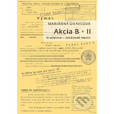 Akcia B II. - Marianna Oravcová