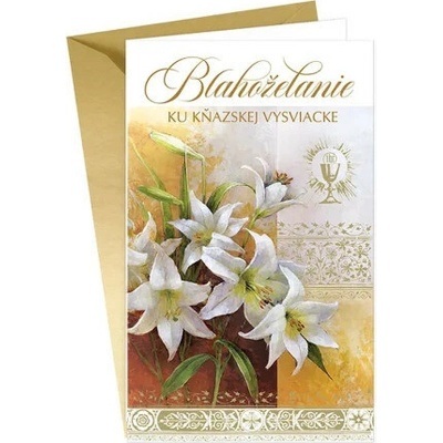 Pozdrav s textom (19-639) - Blahoželanie k vysviacke