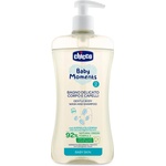 Chicco Baby Moments нежен детски шампоан за коса и тяло 500ml