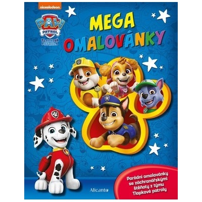 Tlapková patrola Mega omalovánky